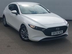 White Used 2024 Mazda 3 Center-Line Hatchback | £19,998 (Fair price)