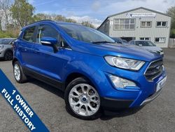 Blue Used 2022 Ford Ecosport Titanium SUV | £12,499 (Fair price)
