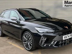 Metallic midnight black Used 2024 Cupra Leon VZ2 Estate | £30,990