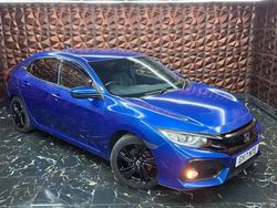 Blue Used 2017 Honda Civic SR Hatchback | £7,199 (Fair price)