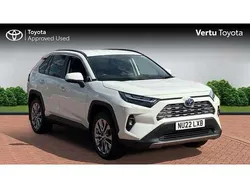 White Used 2022 Toyota RAV4 Hybrid SUV | £27,078 (Fair price)
