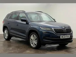 Petrol blue metallic Used 2021 Skoda Kodiaq SE L SUV | £25,295 (Fair price)