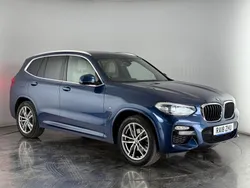 Blue Used 2018 BMW X3 M Sport SUV | £20,500 (Fair price)