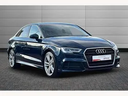 Blue Used 2017 Audi A3 S-Line Sedan | £12,895 (Fair price)