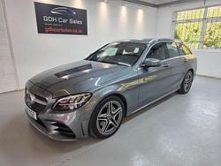 Grey Used 2018 Mercedes C220 AMG line Estate | £17,350 (Fair price)