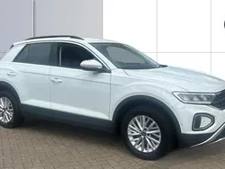 White Used 2022 VW T-Roc Life SUV | £18,016 (Fair price)