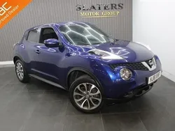 Blue Used 2018 Nissan Juke Tekna SUV | £10,990 (Fair price)