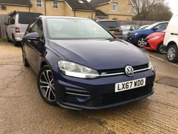Blue Used 2017 VW Golf VII R-line Hatchback | £15,390 (Fair price)