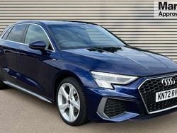 Blue Used 2022 Audi A3 S-Line Hatchback | £24,100 (Fair price)