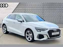 White Used 2024 Audi A3 e-tron S-Line Hatchback | £25,595 (Fair price)