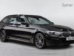 Black Used 2022 BMW 530e M Sport Estate | £26,000 (Fair price)