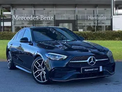 Black Used 2023 Mercedes C300 AMG Line Premium Plus Sedan | £34,100 (A bit pricey)