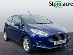 Blue Used 2016 Ford Fiesta Zetec Hatchback | £6,495 (Fair price)
