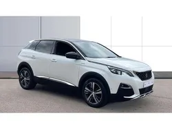 White Used 2017 Peugeot 3008 GT-line SUV | £10,372 (Fair price)