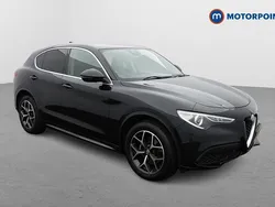 Black Used 2021 Alfa Romeo Stelvio Lusso SUV | £22,749 (Good price)
