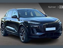 Black Used 2024 Audi Q6 e-tron Advanced SUV | £52,500