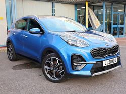 Blue Used 2021 Kia Sportage GT-Line S SUV | £18,689 (Good price)