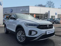 White Used 2022 VW T-Roc Life SUV | £18,999 (Fair price)
