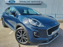 Blue Used 2022 Ford Puma Titanium Hatchback | £15,250 (Fair price)