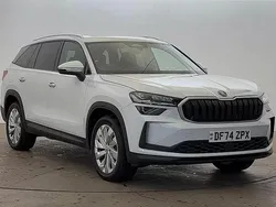 Moon white metallic Used 2025 Skoda Kodiaq SE L SUV | £36,995 (Expensive)