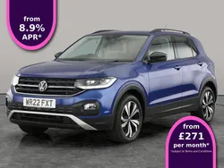 Blue Used 2022 VW T-Cross Black Edition SUV | £18,533 (Fair price)