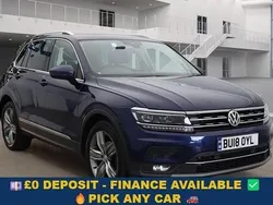 Blue Used 2018 VW Tiguan SEL SUV | £13,499 (Super price)