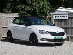Candy white black magic pearl effect Used 2021 Skoda Fabia SE Hatchback | £12,995 (Fair price)