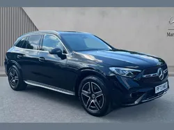 Black Used 2023 Mercedes GLC300e AMG line SUV | £41,723 (Expensive)