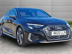 Black Used 2022 Audi S3 Comfort Sedan | £32,490 (Fair price)