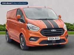 Orange Used 2018 Ford Transit Custom Sport Van | £17,200 (Fair price)
