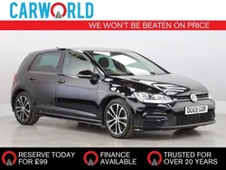 Black Used 2019 VW Golf VII R-line Hatchback | £15,300 (Fair price)