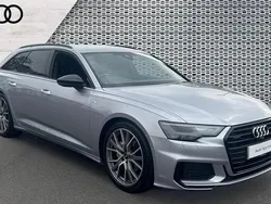 Silver Used 2023 Audi A6 Black Edition Estate | £36,653 (Fair price)