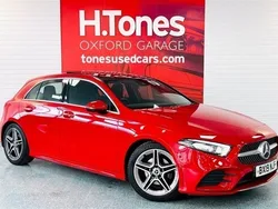 Red Used 2019 Mercedes A200 AMG line Hatchback | £16,495 (A bit pricey)