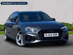 Grey Used 2024 Audi A4 Black Edition Estate | £31,989 (Expensive)