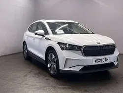 White Used 2021 Skoda Enyaq iV Loft SUV | £17,999 (Good price)