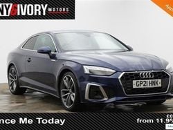 Blue Used 2021 Audi A5 S-Line Coupe | £20,990 (Super price)