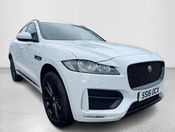 White Used 2016 Jaguar F-Pace R-Sport SUV | £13,490 (Fair price)