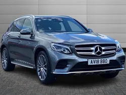 Black Used 2018 Mercedes GLC220 AMG Line Premium Estate | £19,990 (Fair price)