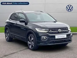 Black Used 2021 VW T-Cross R-line SUV | £17,596 (Good price)