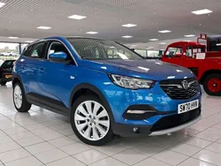 Topaz blue Used 2020 Vauxhall Grandland X Elite SUV | £16,489 (Fair price)