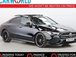 Black Used 2022 Mercedes CLA180 AMG line Sedan | £24,700 (A bit pricey)