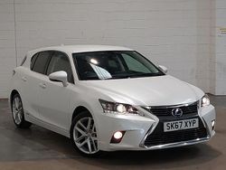 White Used 2017 Lexus CT200h Hatchback | £14,998 (A bit pricey)