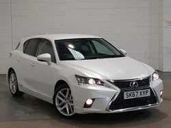 White Used 2017 Lexus CT200h Hatchback | £14,998 (A bit pricey)