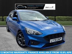 Blue Used 2020 Ford Focus ST-Line Hatchback | £15,595 (Fair price)