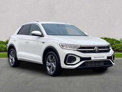 White New 2025 VW T-Roc R-line SUV | £28,999 (Super price)