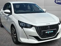 White Used 2021 Peugeot 208 Allure Premium Hatchback | £13,296 (Fair price)