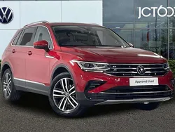 Red Used 2022 VW Tiguan Elegance SUV | £28,500 (Fair price)