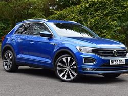 Blue Used 2019 VW T-Roc R-line SUV | £20,395 (Fair price)