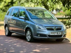 Silver Used 2007 Vauxhall Zafira Design Edition MPV | £1,795 (A bit pricey)