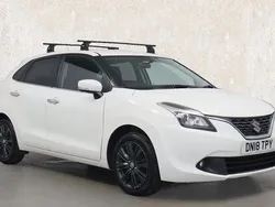 White Used 2018 Suzuki Baleno SZ5 Hatchback | £6,995 (Fair price)